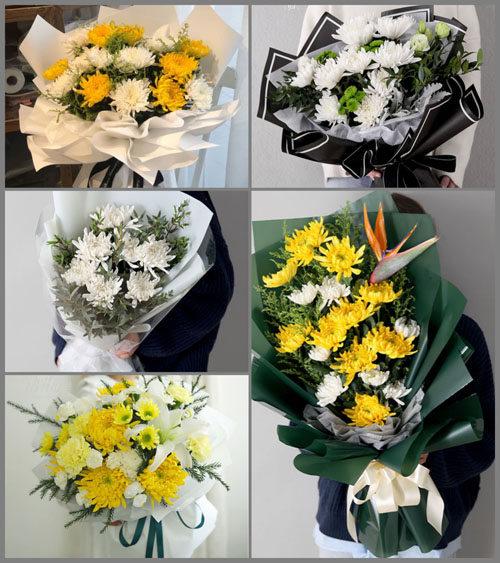 贵州铜仁市碧江区坝黄镇坝黄村白事花束代送
